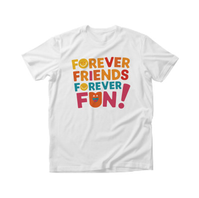 a design of Friendship Day for Standard Half Sleeve T Shirt